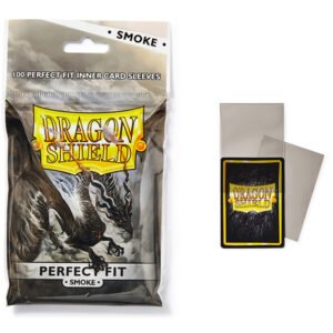Dragon Shield Sleeves: Perfect Fit Standard- Clear/Smoke (100 ct.)