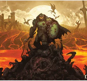 Ultra Pro Playmat: Doom the Dark Ages - Wrath