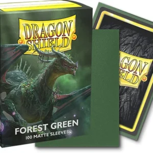 Sleeves Dragon Shield Forest Green Matte