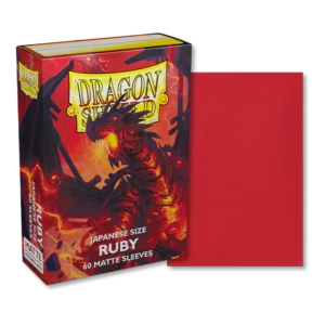 Sleeves Dragon Shield Japanese Size Ruby