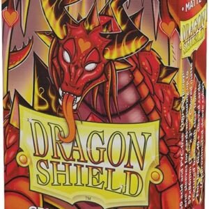Sleeves Dragon Shield Japanese Size Crimson Matte